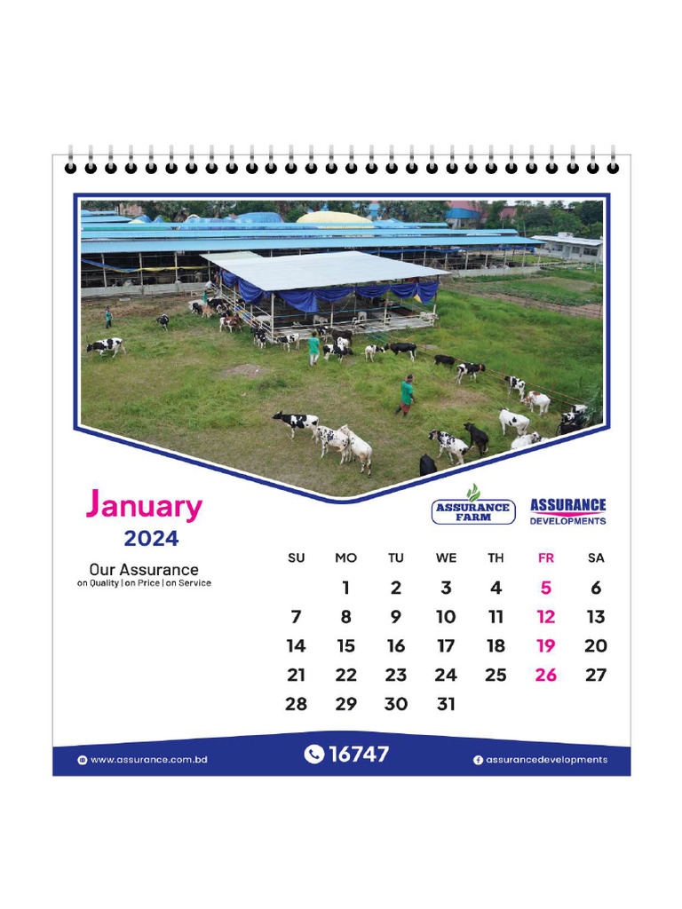 Calendar Farm 2024 PDF