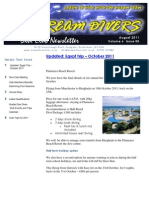 Dream Divers August 2011 Dive Club Newsletter