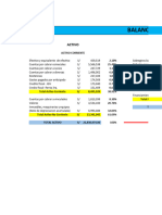 Balance General y Estados de Resultados