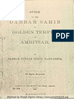 Guide To Darbar Sahib 1903