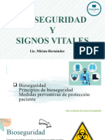 BIOSEGURIDAD y Signos Vitales