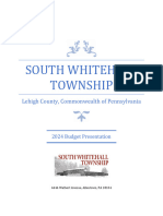 2024 South Whitehall Township Final Budget
