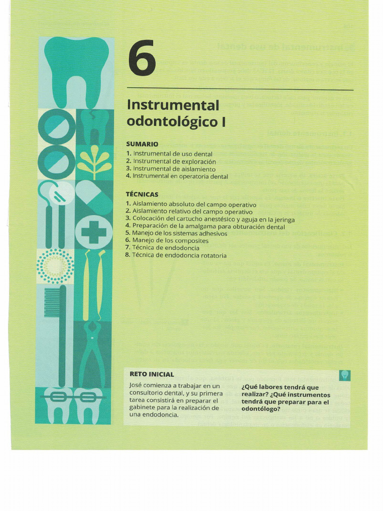 Tema6 Instrumental Odontológico | PDF