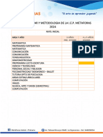 Metodolgia y Calendarizacion Escolar 2024