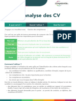 Grille Analyse CV