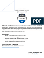 Quick Reference az-104