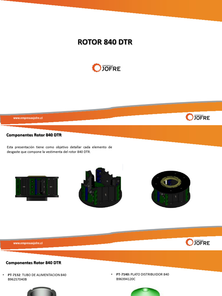 Componentes del Rotor 840 DTR | PDF | Informática | Tecnología