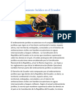 El Ordenamiento Jurídico en El Ecuador