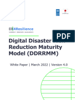 Undp Digital Disaster Risk Reduction Maturity Model (DDRRMM) White Paper (September 2022) Version