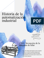 Historia de La Automatización Industrial