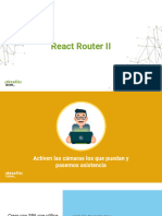 Presentación - React Router II