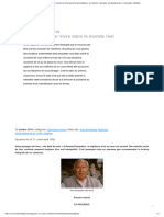 Soyez Un Pour Vivre Dans Le Monde Réel Par Arnaud Desjardins - 3e Millénaire - Spiritualité - Connaissance de Soi - Non-Dualité - Méditation