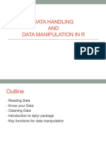 Data Handling and Manipulation