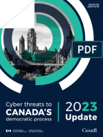 Cyber Threats To Canada's Democratic Process. 2023 Update (Canadian Centre For Cyber Security, Dec. 2023)