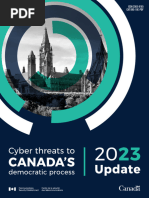 Cyber Threats To Canada's Democratic Process. 2023 Update (Canadian Centre For Cyber Security, Dec. 2023)