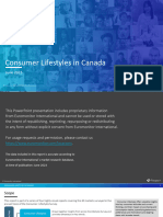 Consumer Lifestyles in Canada