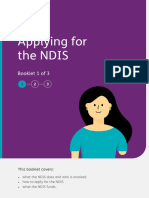 PB Applying For The NDIS Booklet 1