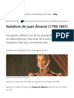 Natalicio de Juan Álvarez (1790-1867) - Presidencia de La República EPN - Gobierno - Gob - MX