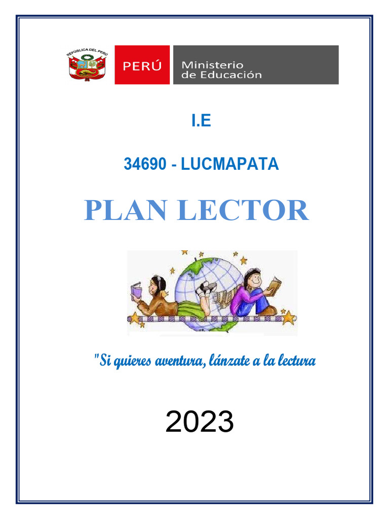 Plan Lector 2023: Estrategias de Lectura | PDF | Maestros | Salón de clases