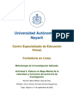 Actividad 5. Elabora Un Mapa Mental de La Naturaleza y Funciones Del Protocolo de Investigación.