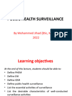 Public Health Surveillance & Screening