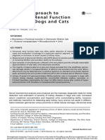 Clinical Approach To Advanced Renal Function Tes Ting in Dogs and CA Ts