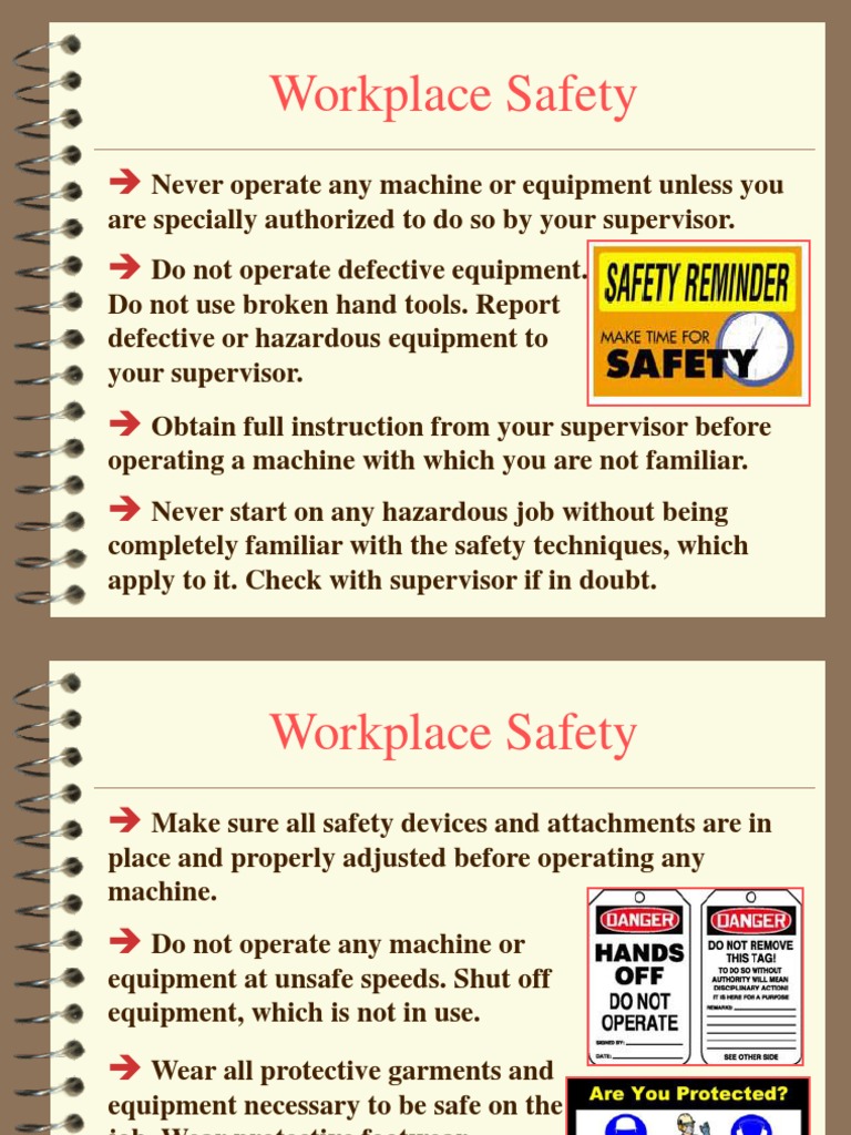 Essential Workplace Safety Guidelines | PDF | Forklift | Switch