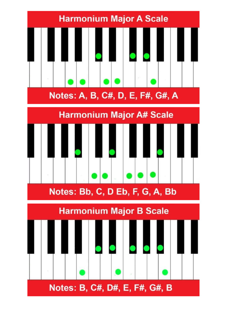 Harmonium Scales PDF
