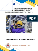 Programa Especifico de Seguridad e Higiene para Mantenimiento y Equipo