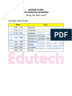 Agenda Acara