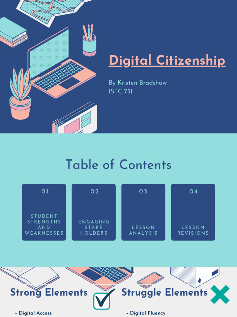 Digital Citizenship K PDF Educational Technology Communication