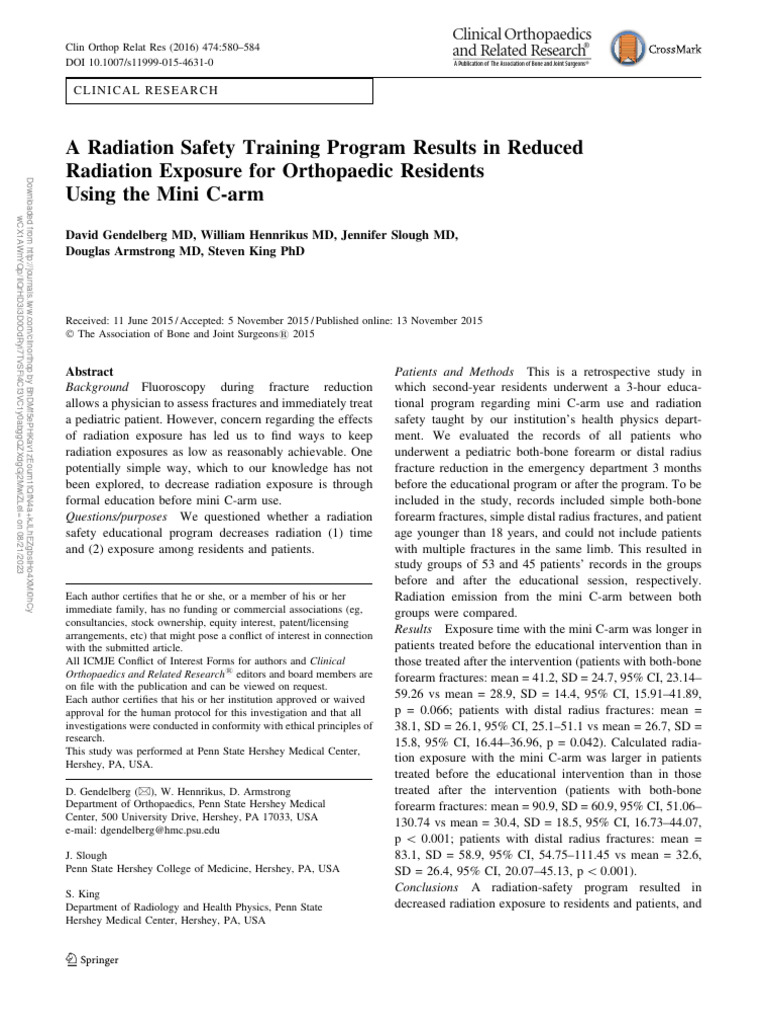 A Radiation Safety Training Program Results In.51 PDF Radiation