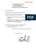 Actividad N°12 - Arte - Enrollado de Papel - La Ovejita Elisa - 5 Años - Lunes 18 de Setiembre