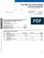 Canada Bank Statement