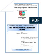 Travail de Fin D'études - Architecture - Cité Des Sciences Et de L'industrie À Maluku - MBENGA CITUKA Gédéon