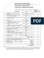 A Lista de Cotejo MIe3