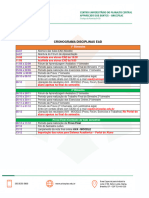 Cronograma EAD 2023 - 2 Atual