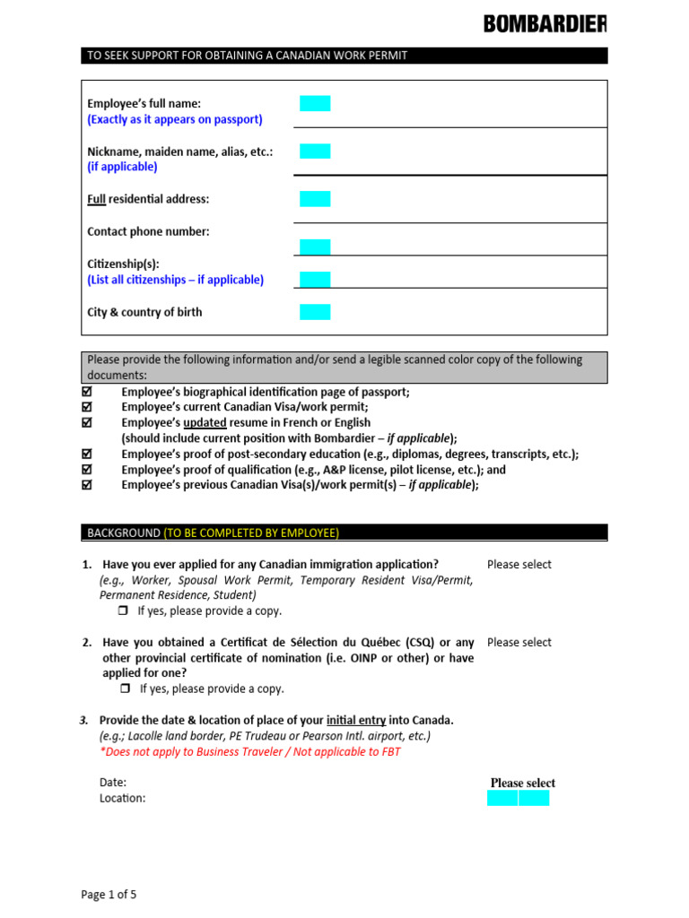 Canadian Work Permit Guide | PDF | Travel Visa | Salary