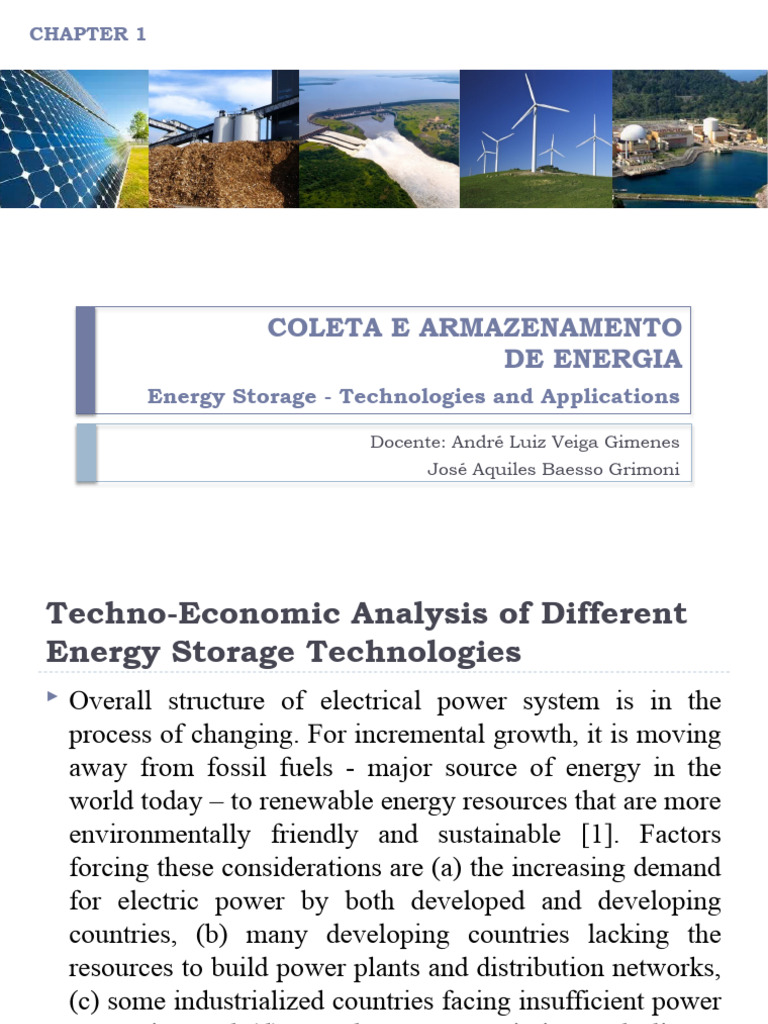 Energy Storage Technologies Overview | PDF | Energy Storage | Nature