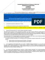 Hoja de Cálculo en Guía de Estudio Estados Financieros Consolidados III PAC 2023