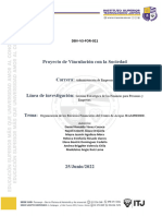 3 Formatos Proyecto Vs p1 Proyecto de Investigacion de Vinculacion