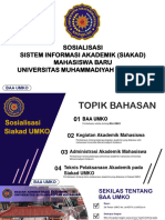 Sosialisasi Akademik Siakad Umko