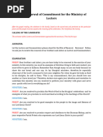 Guidelines for Lectors and Commentators | PDF | Mass (Liturgy) | Jesus