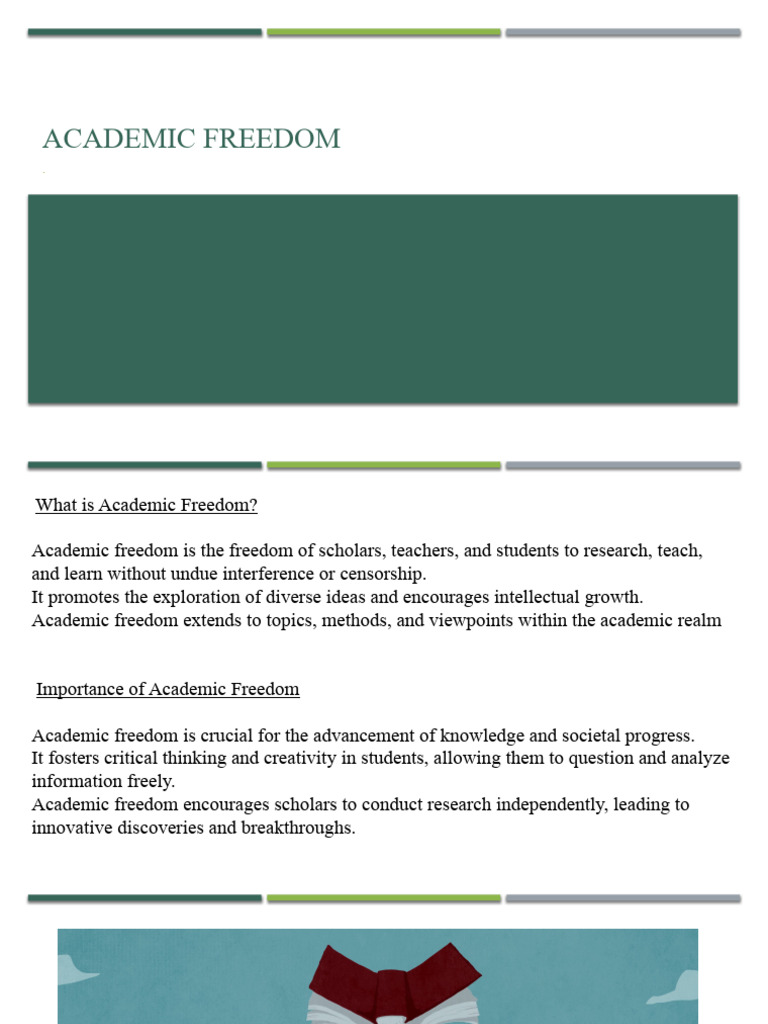 Importance of Academic Freedom | PDF