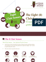 The 8 Clair Senses a Visual Guide to the Spiritual Psychic Senses