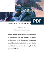 INVOCATION of AZRAEL (English & Espanol)