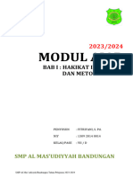 Modul Ajar Hakikat Ilmu Sains Dan Metode Ilmiah