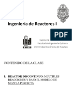Reactor Discontinuo de Mezcla Perfecta - Múltiples Reacciones Independientes