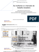 As Mulheres e o Mercado de Trabalho Brasileiro - Politize!