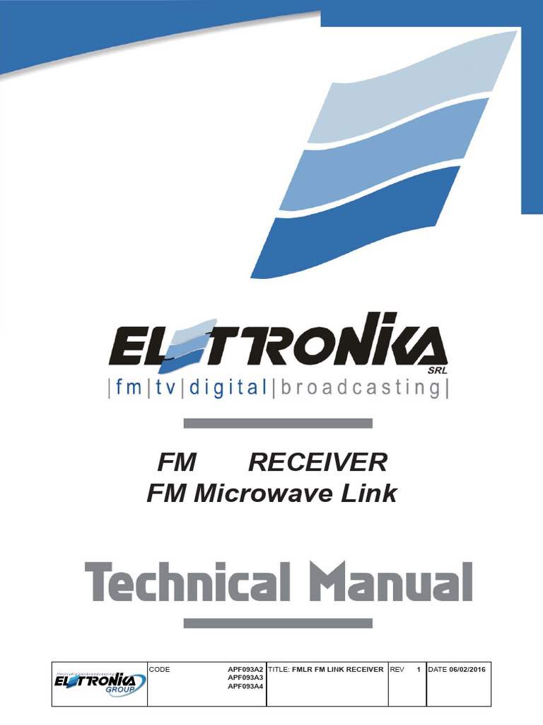 FMLR FM Receiver Overview | PDF | Implied Warranty | Frequency Modulation